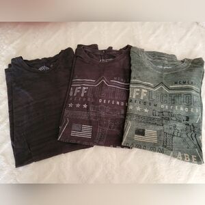 Bundle of 3 men's affliction  sz 2x